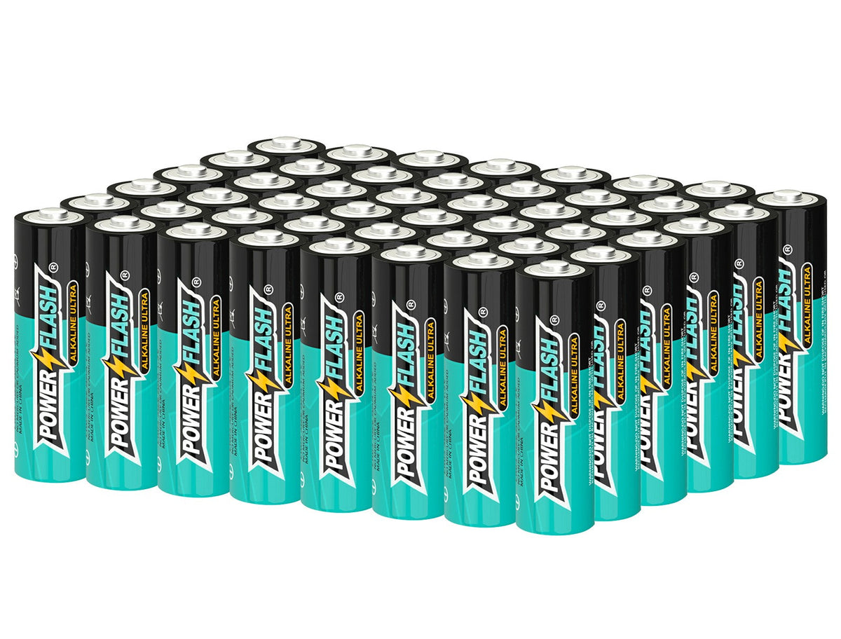 Power Flash AA/AAA Alkaline Batteries
