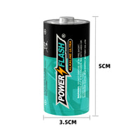 C Cell Alkaline Batteries, 1.5V LR14 Size C | POWERFLASH