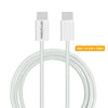 USB-C to USB-C Cable, 1m (3.3ft), 60W PD, Nylon-Braided Type‑C Charger Cord